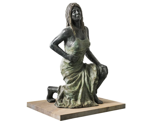 Iris Bronze Skulptur