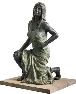 iris-bronzestatue